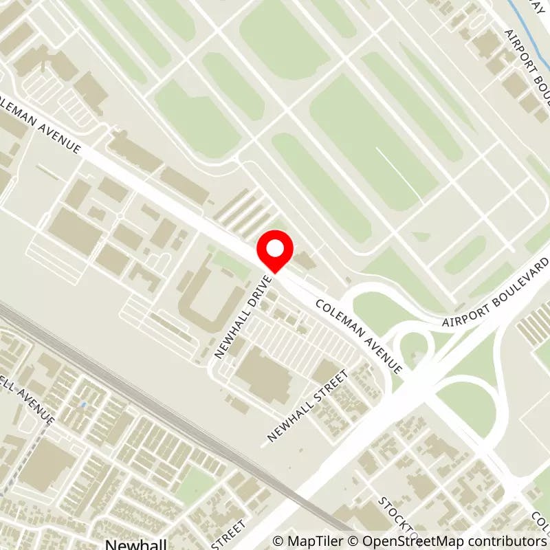 Map of PayPal Park's location