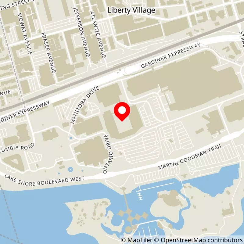 Map of BMO Field's location
