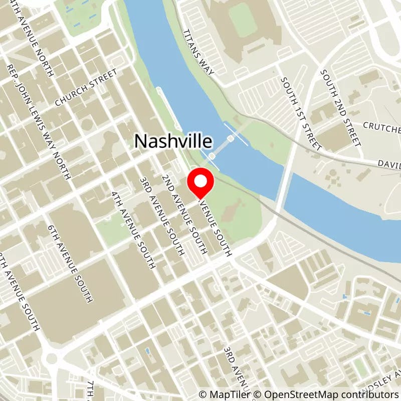 Map of Ascend Amphitheater's location