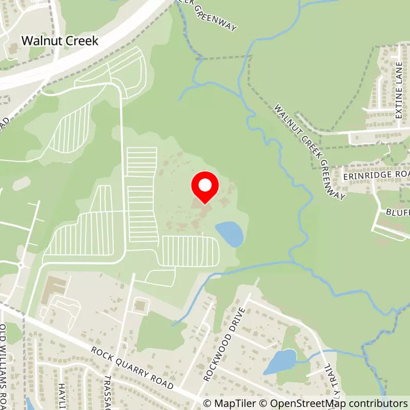 Map of Coastal Credit Union Music Park at Walnut Creek's location