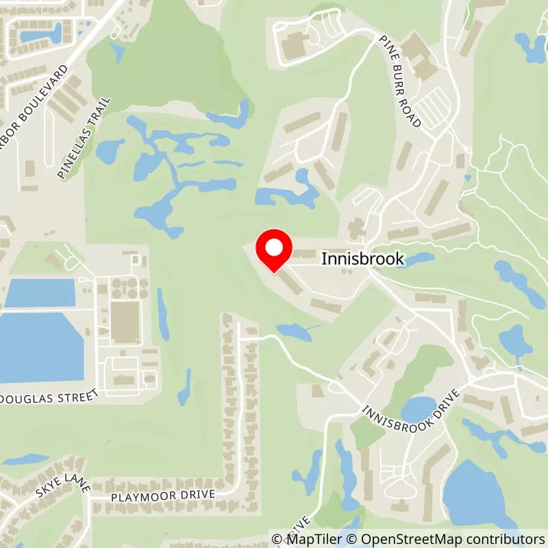 Map of Innisbrook Resort and Golf Club's location