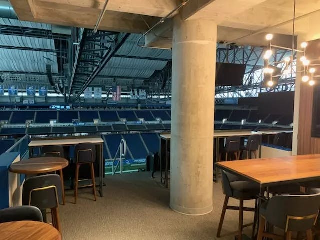 Interior of a Luxury Suite at Ford Field