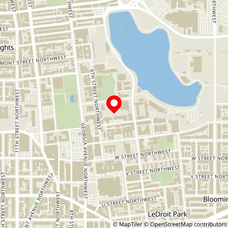 Map of Capital One Arena's location